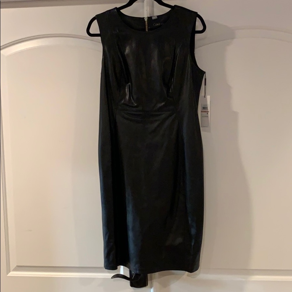 Leather Calvin Klein